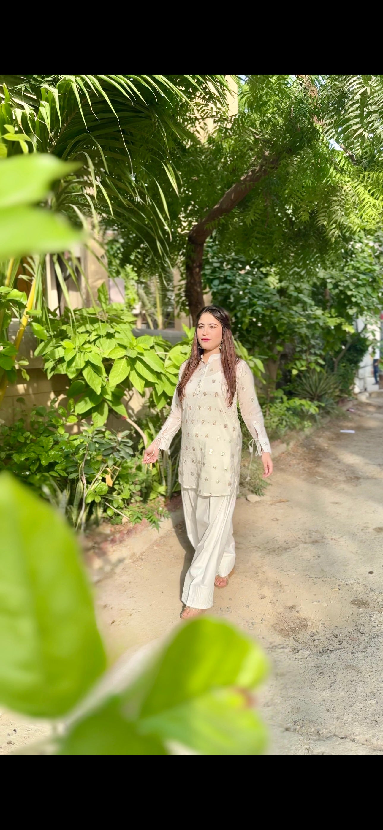 Farshi Shalwar (Off_White + Milky White)