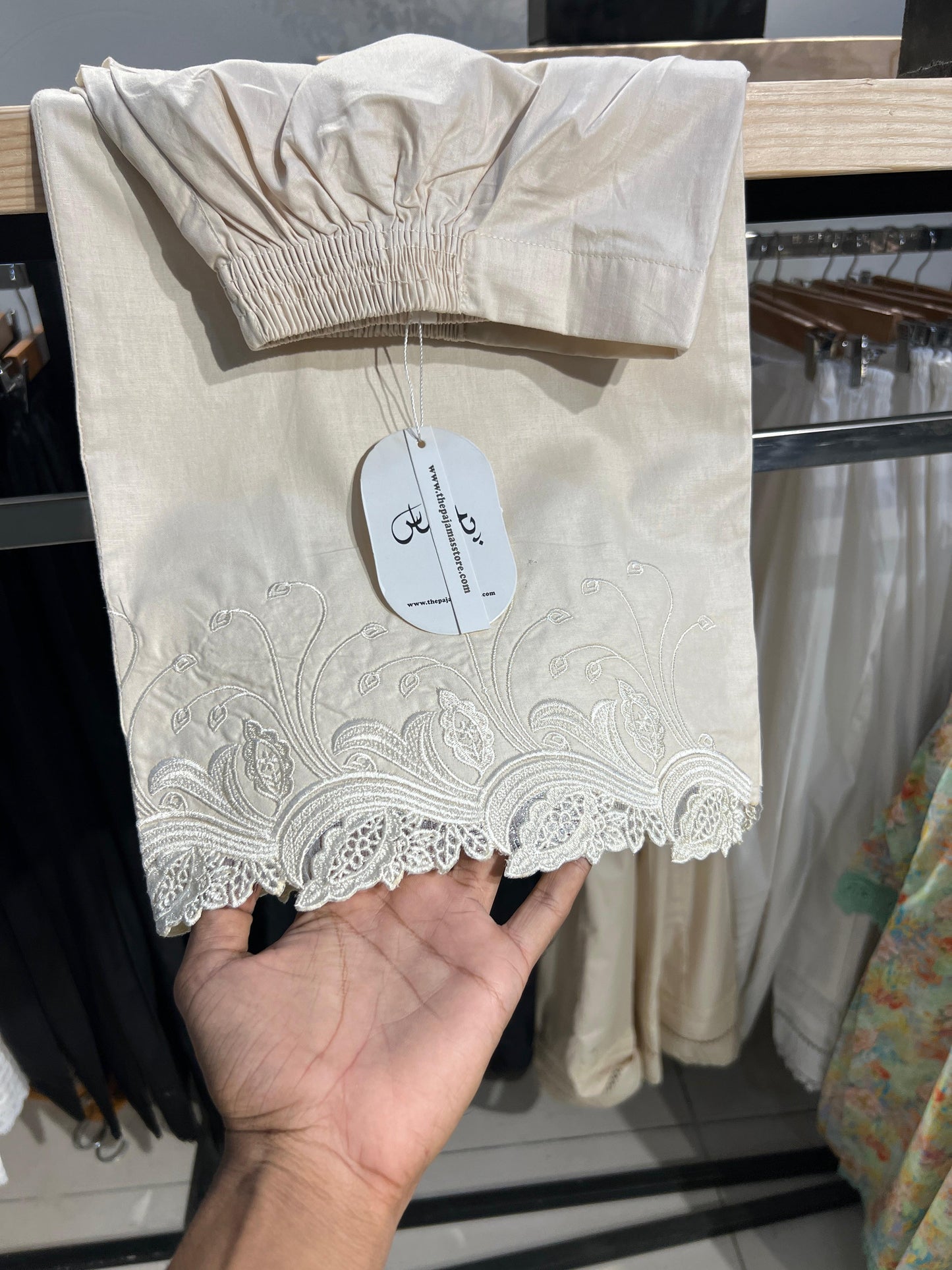 Fancy Flower Embroidery Palazzo
