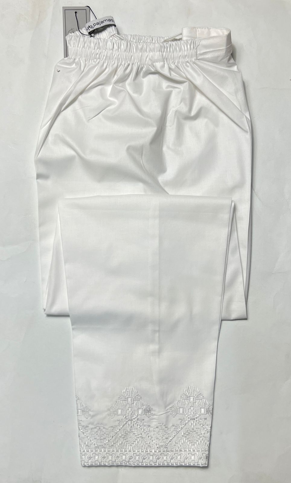 Embroidery Straight Pant