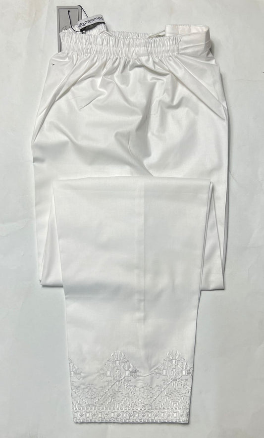 Embroidery Straight Pant