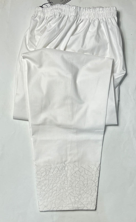 Embroidery Straight Pant