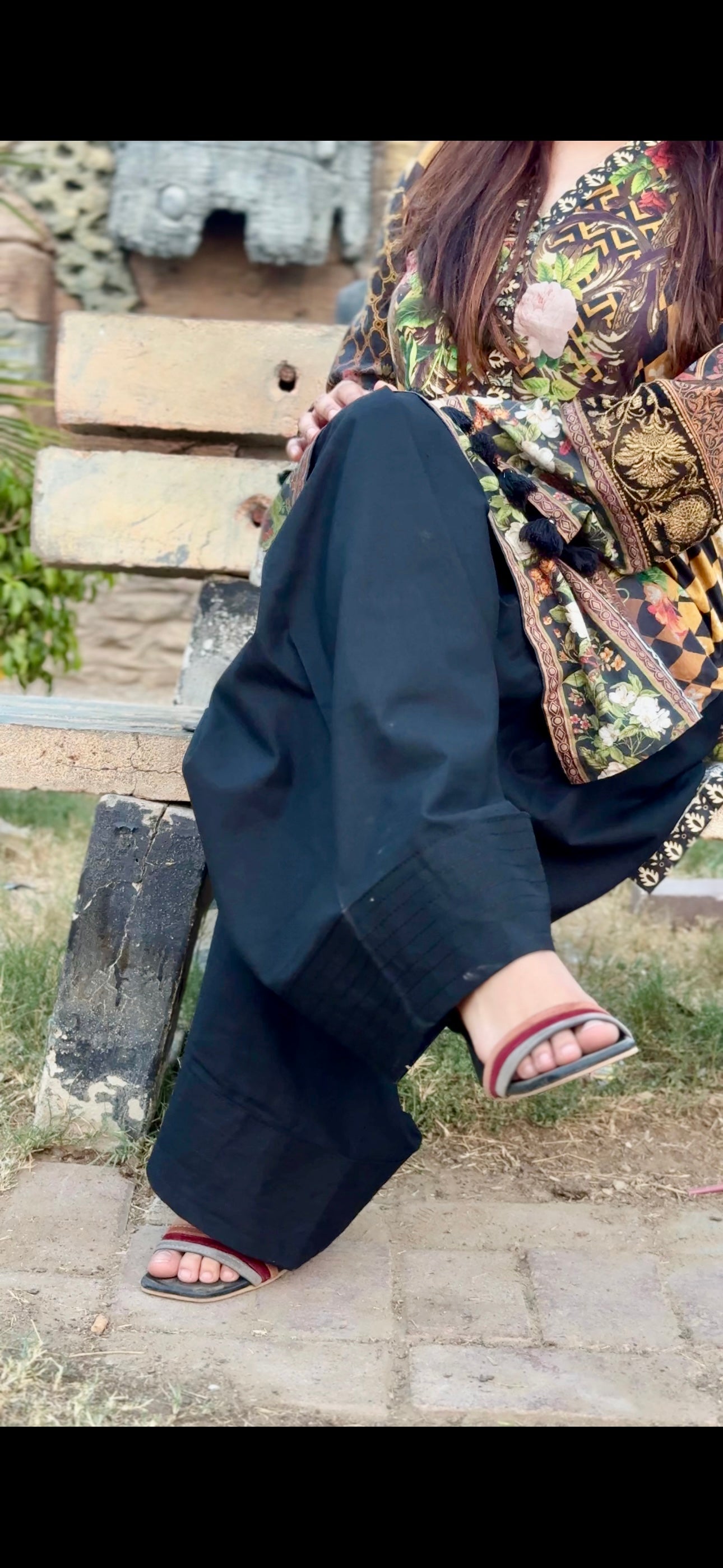 Farshi Shalwar (Black)